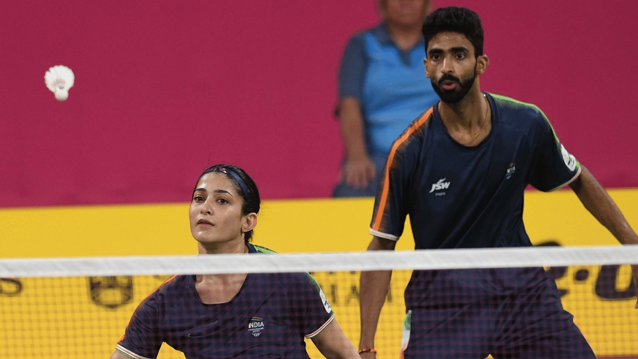 Ashwini Ponnappa and B Sumeeth Reddy started playing together for less than a year. Credit: IANS Photo
