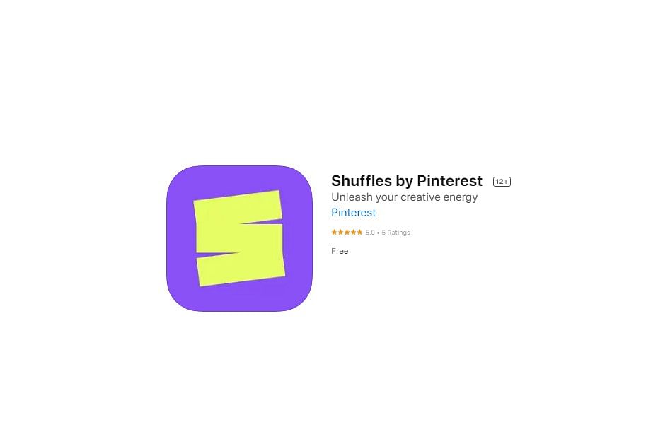 Shuffles app on Apple App Store (screen-grab)