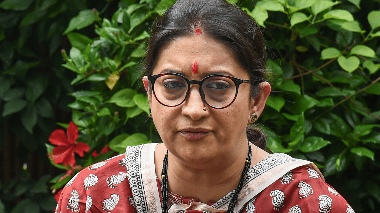 Union Minister for Women and Child Development Minister Smriti Irani. Credit: PTI Photo