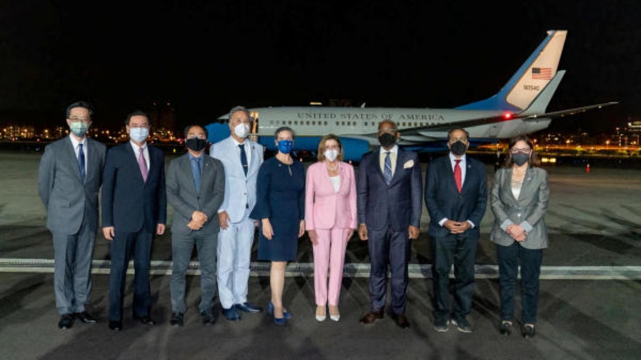 Nancy Pelosi in Taipei, Taiwan. Credit: Reuters Photo