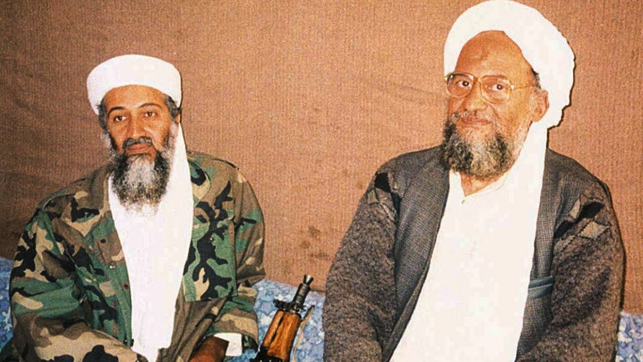 File photo of Ayman al-Zawahiri with Osama Bin Laden. Credit: Reuters Photo