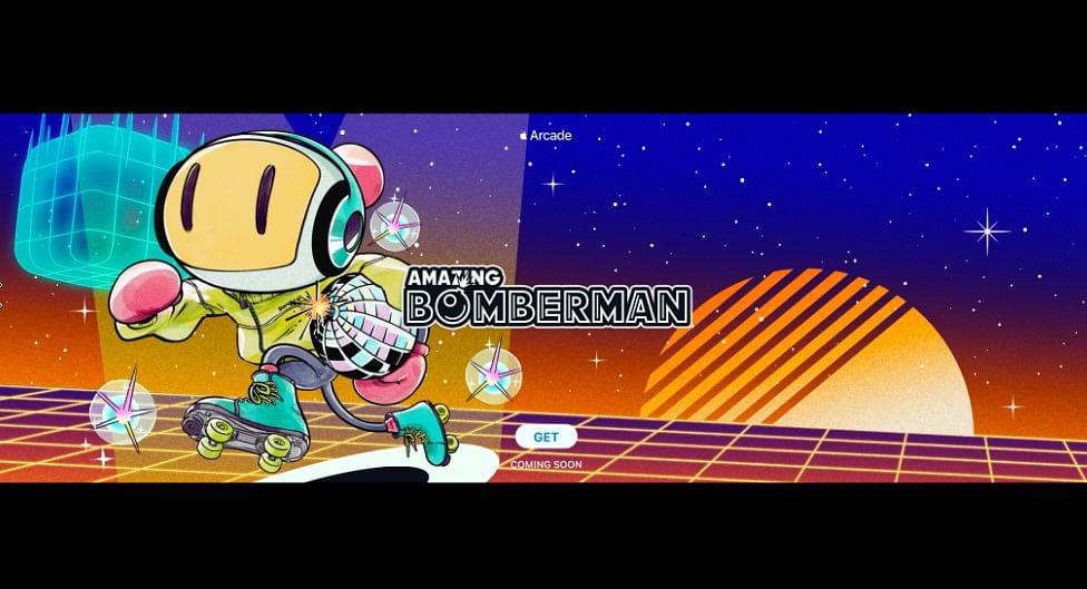 Amazing Bomberman coming soon to Apple Arcade. Credit: Apple India