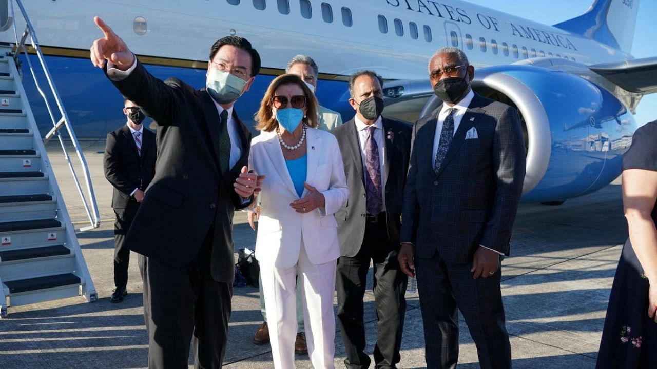 US House Speaker Pelosi left Taiwan Wednesday, having defied a series of increasingly stark threats from Beijing, which views the island as its territory and warned it would consider the visit a major provocation. Credit: Reuters Photo