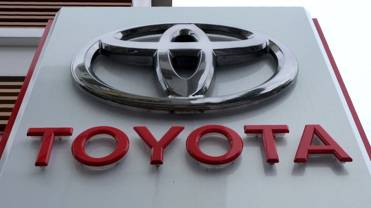 The logo of Japan’s Toyota Motor. Credit: AFP Photo 
