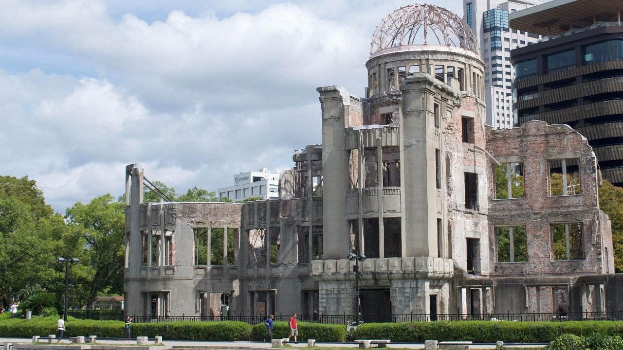 The Atomic Bomb Dome stands as a reminder of the destruction in Hiroshima. Credit: Chandreyi Bandyopadhyay