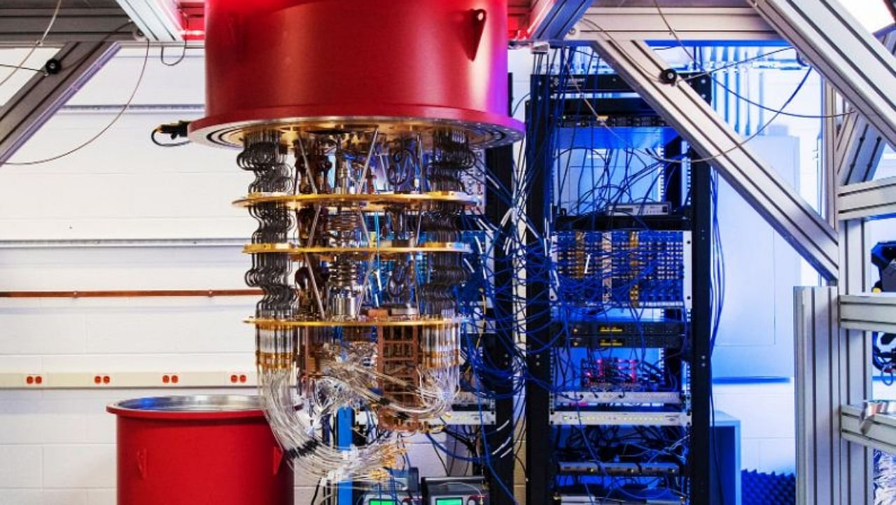 Google's quantum computer. Credit: IANS Photo