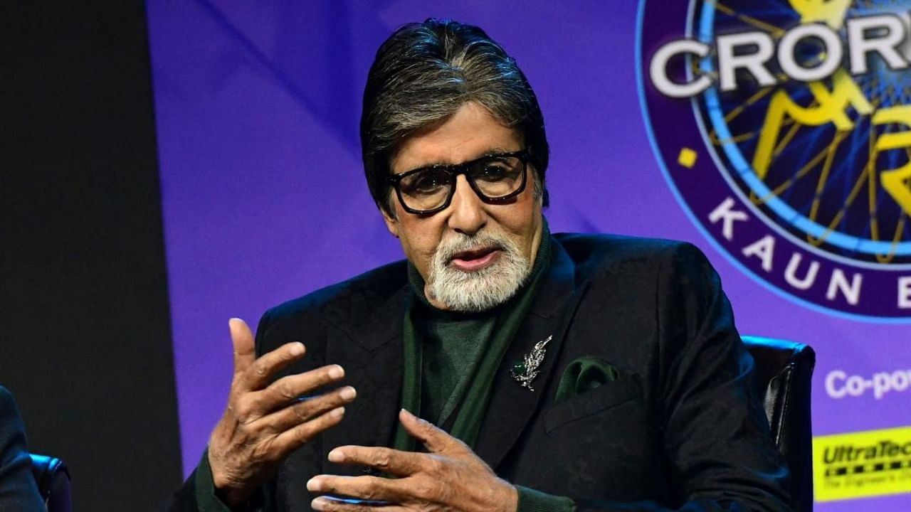 Bollywood actor Amitabh Bachchan. Credit: AFP Photo