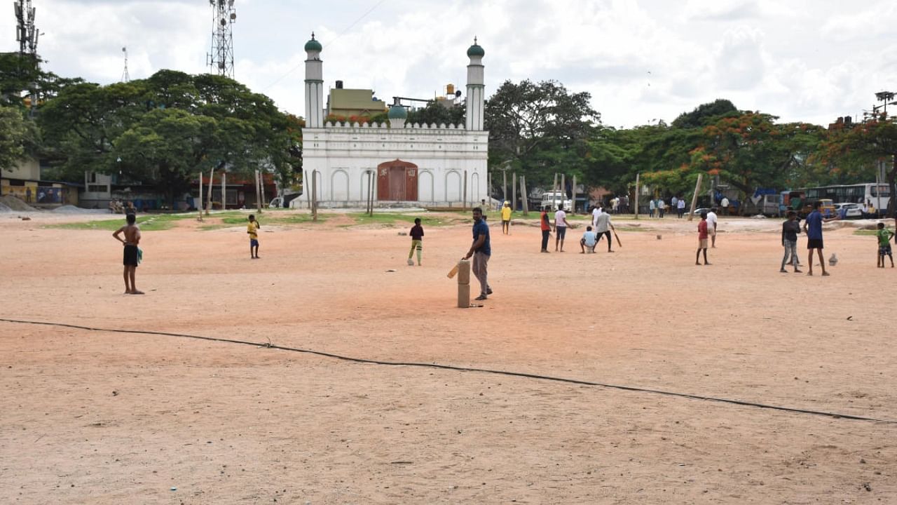 Chamarajpet Idgah. Credit: DH Photo