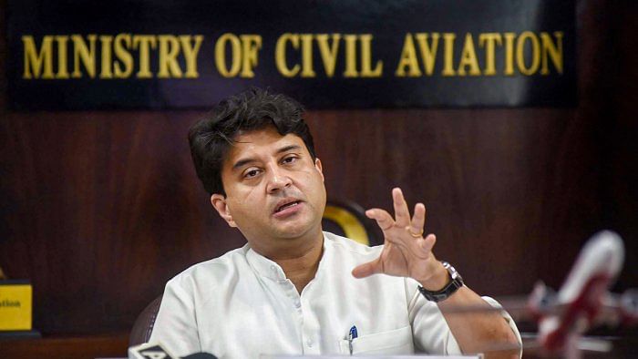 Civil Aviation Minister Jyotiraditya Scindia. Credit: PTI Photo
