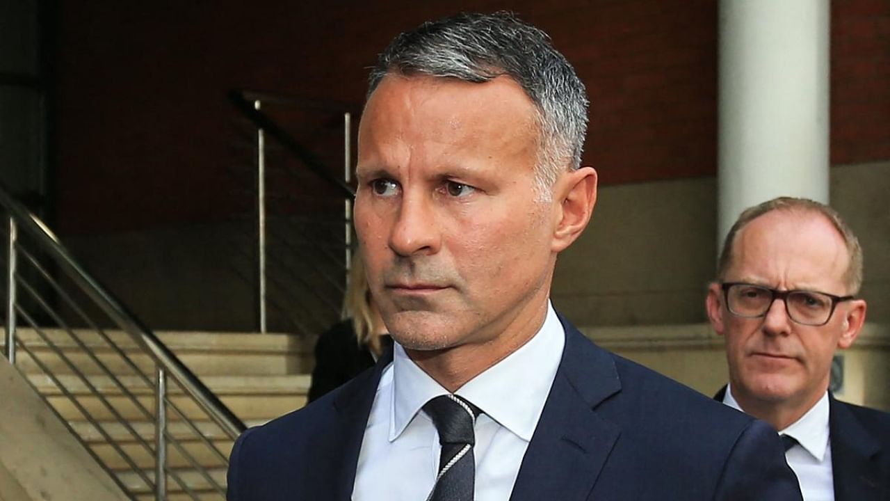 Former Manchester United star and Wales manager Ryan Giggs leaves the Manchester Minshull Street Crown Court, in Manchester, on August 8, 2022 at the start of his trial for assaulting his ex-girlfriend. Credit: AFP Photo