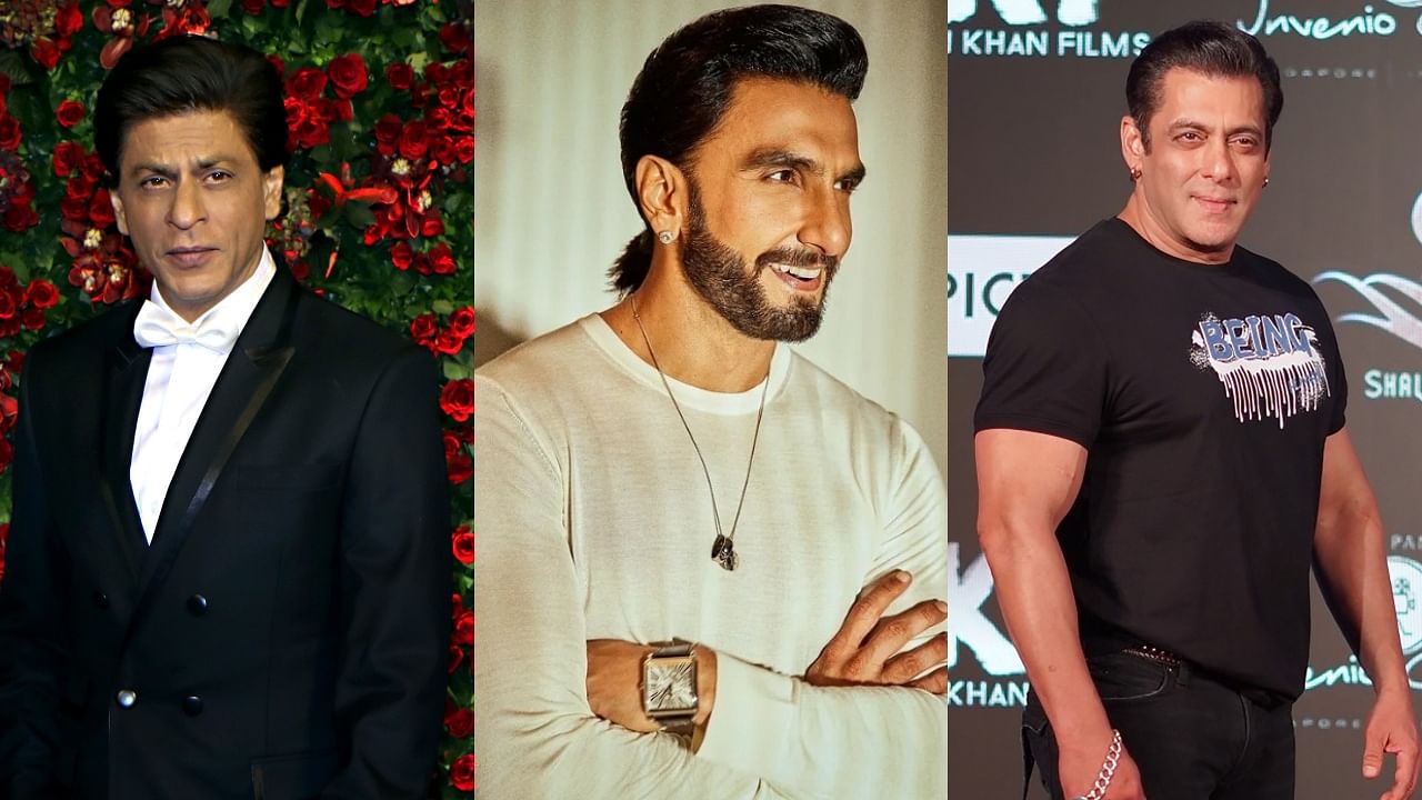 Shah Rukh Khan, Ranveer Singh, Salman Khan. Credit: PTI/ IANS Photo