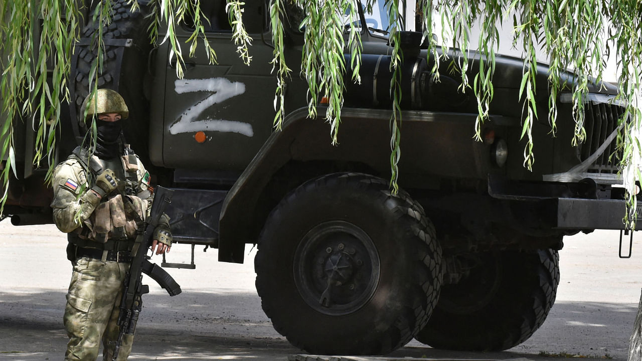 A Russian serviceman. Credit: AFP Photo