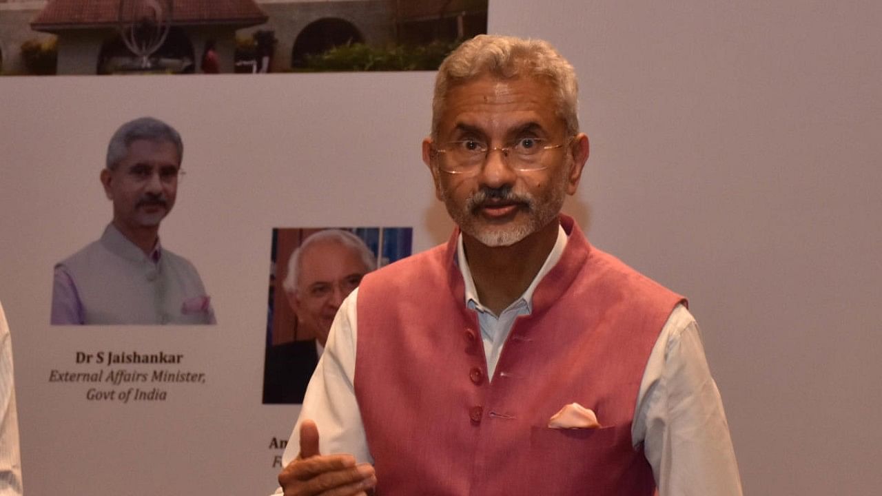 Union Minister of External Affairs Dr S Jaishankar. Credit: DH Photo