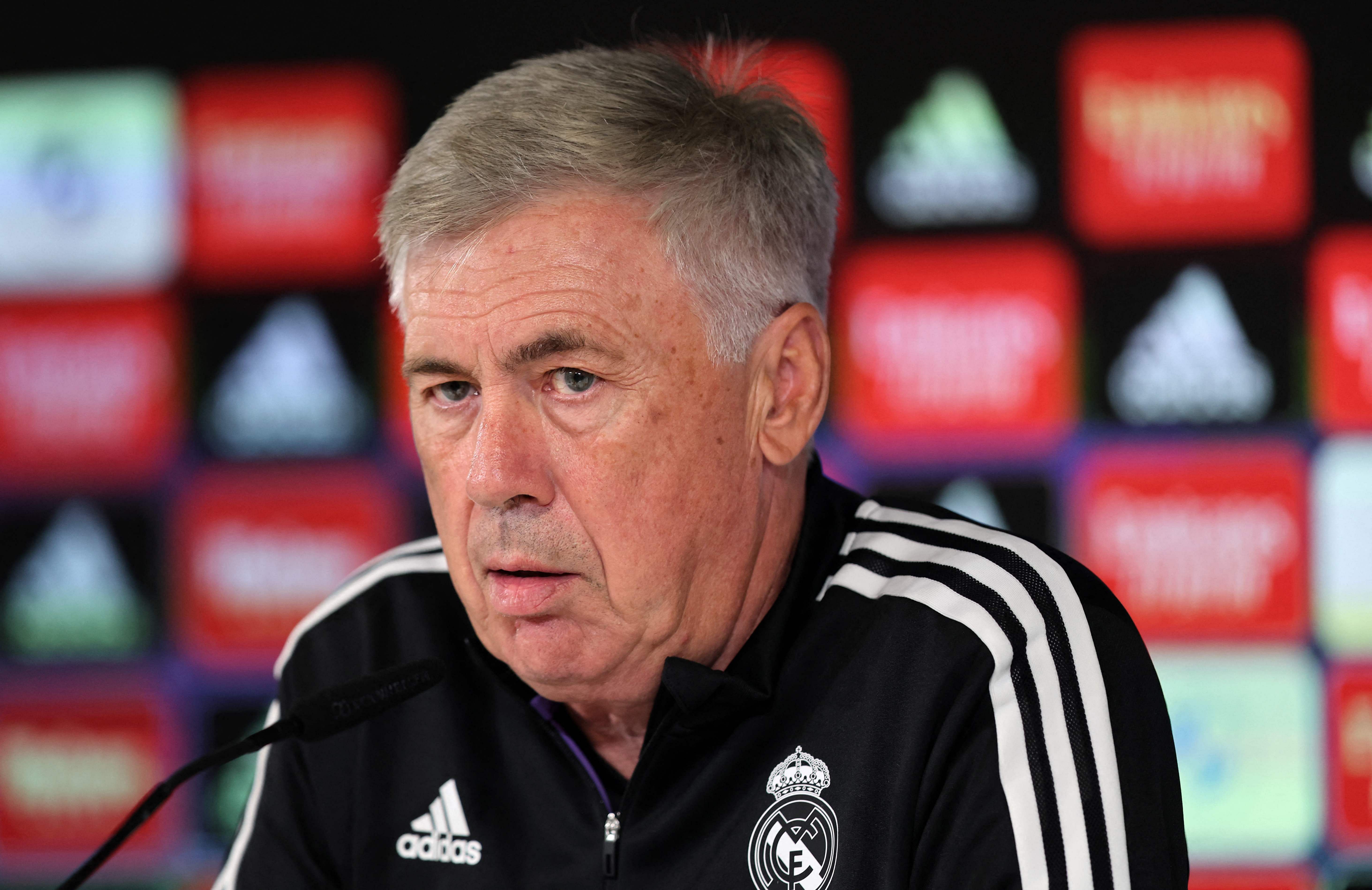 Real Madrid's Italian coach Carlo Ancelotti Credit: AFP Photo