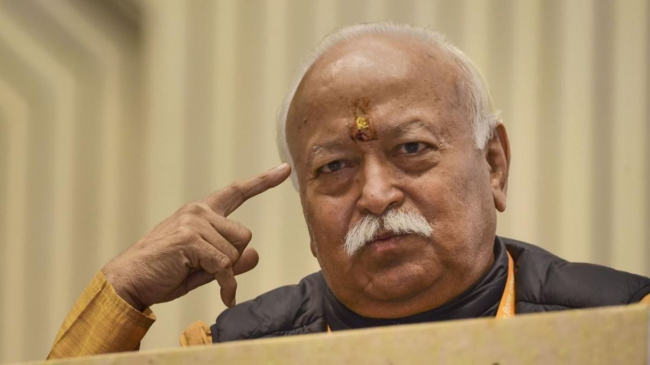 Mohan Bhagwat. Credit: PTI file photo