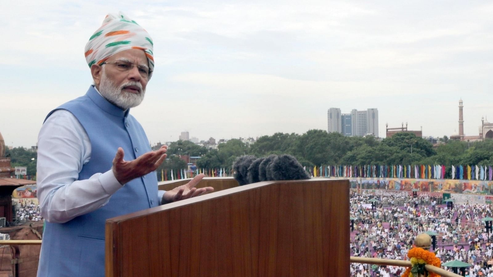 Modi said that after so many decades of independence, the way the world sees India has changed. Credit: IANS Photo