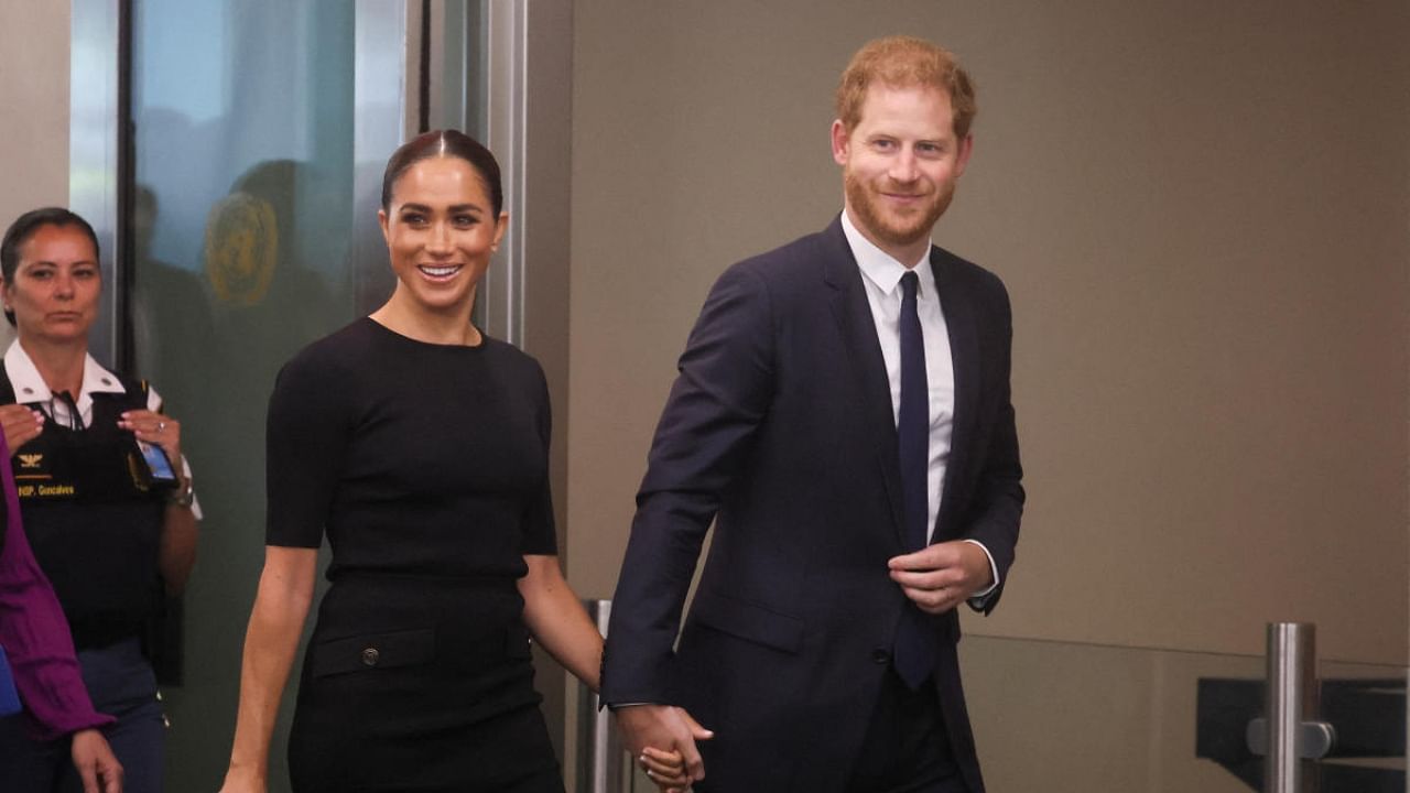 Prince Harry and his wife Meghan Markle. Credit: Reuters File Photo