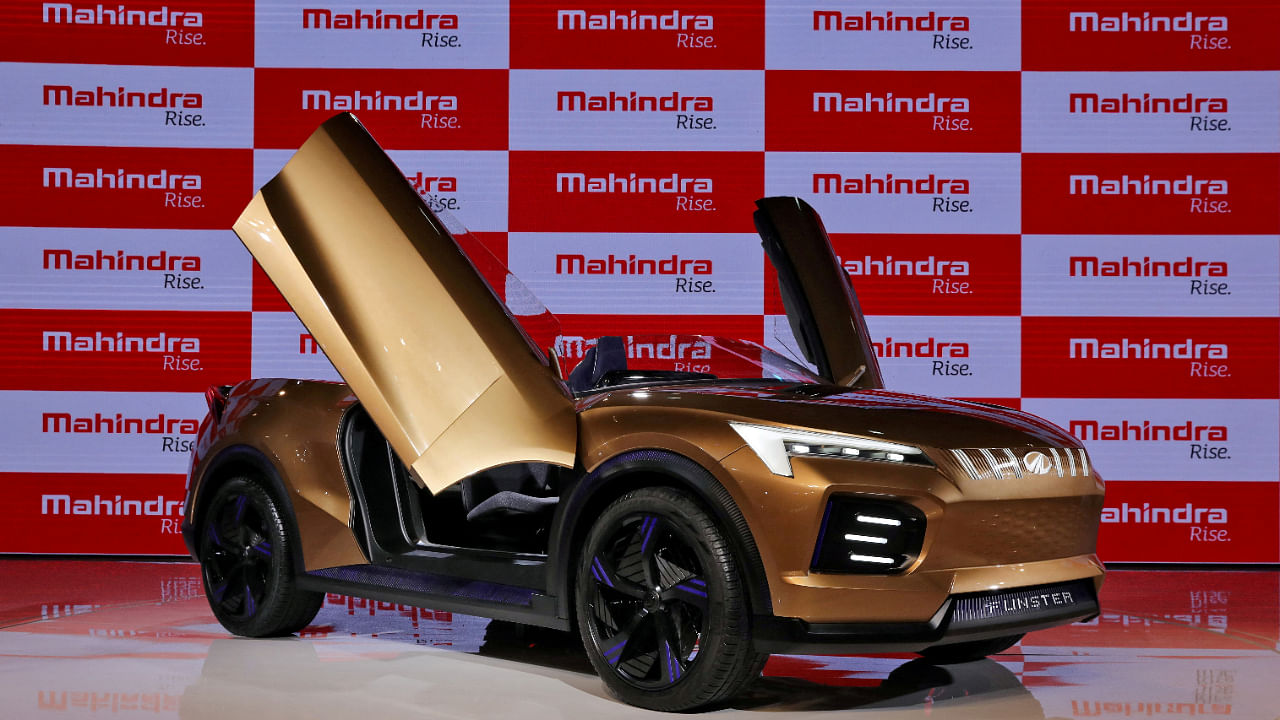 Mahindra Funster electric concept SUV at the India Auto Expo 2020 in Greater Noida. Credit: Reuters File Photo