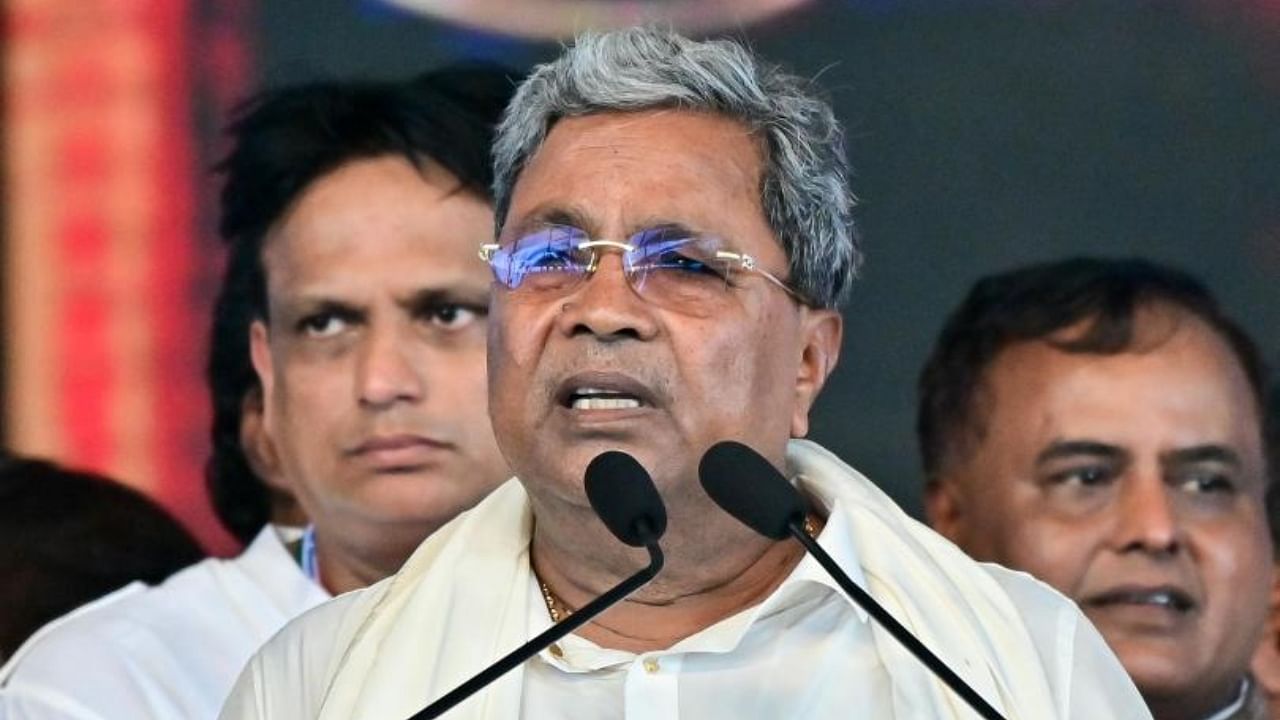 Karnataka Congress leader Siddaramaiah. Credit: DH File Photo