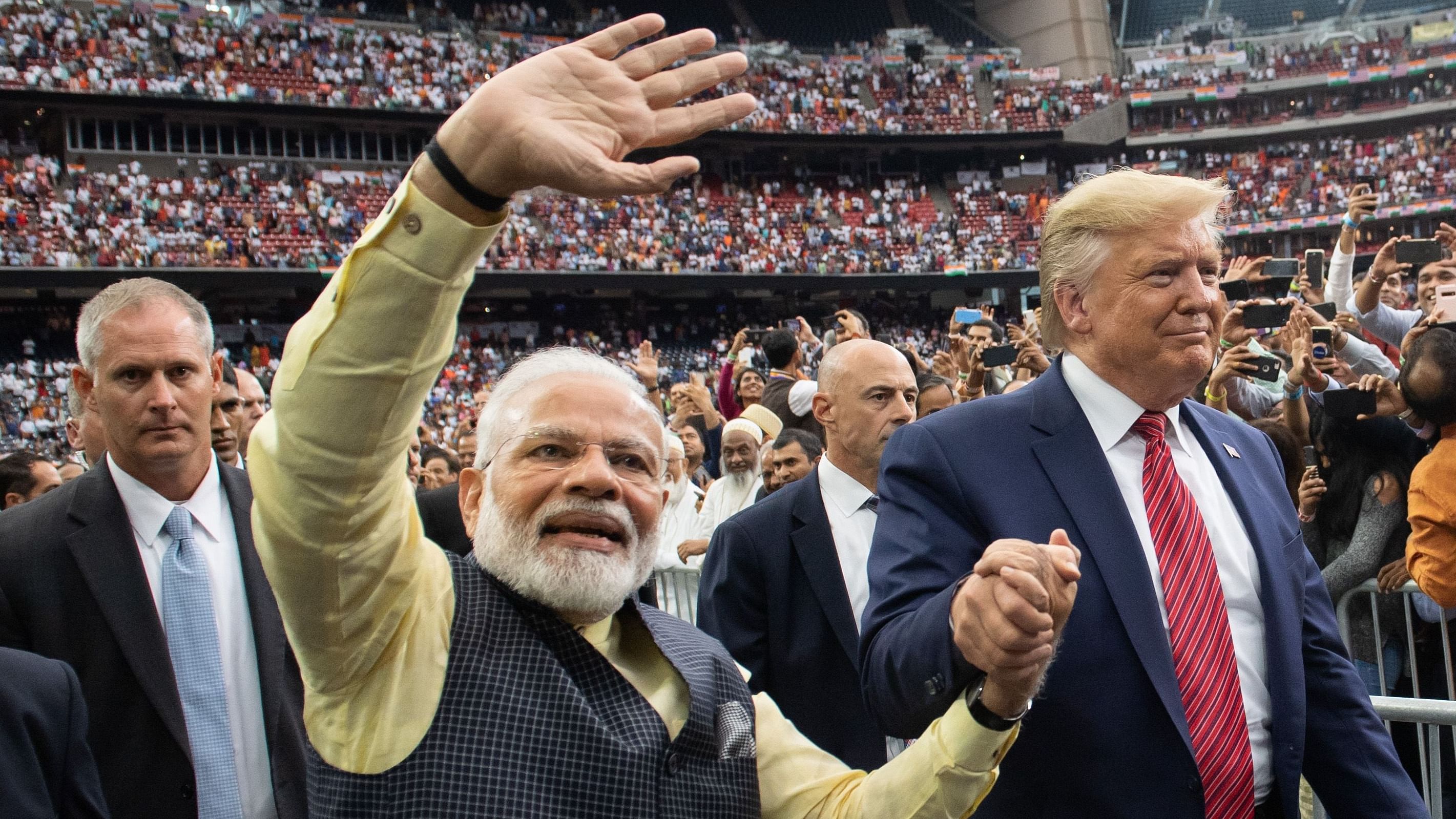 'Howdy Modi' event was held on September 22, 2019 in the US. Credit: Credit: AFP file Photo