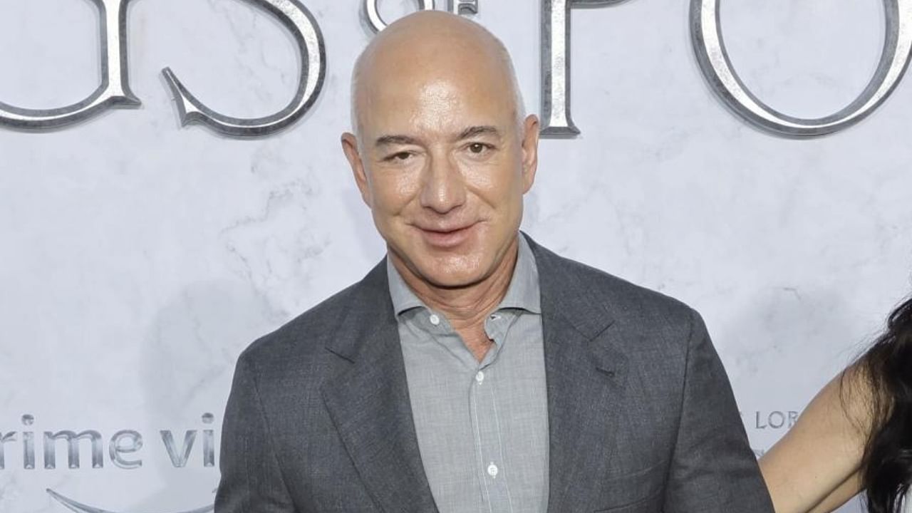 Jeff Bezos, Amazon Founder and Executive Chair attends the Los Angeles Premiere of Amazon Prime Video's 'The Lord Of The Rings: The Rings Of Power' at The Culver Studios on August 15, 2022 in Culver City, California. Credit: AFP Photo