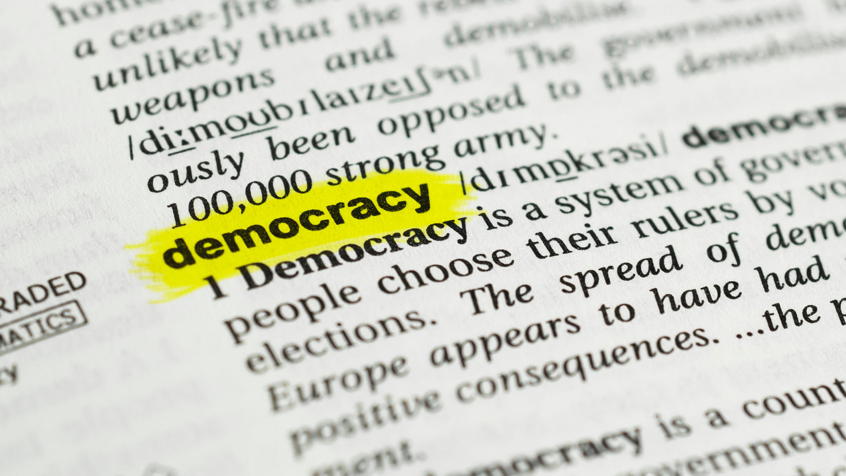  Our democratic polity has been truly under stress for the last two decades. Credit: iStock Photo