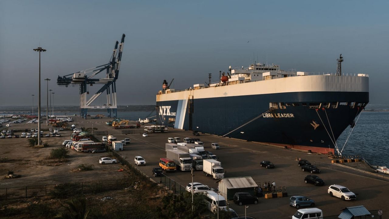 The Hambantota Port in Sri Lanka. Credit: NYT Photo