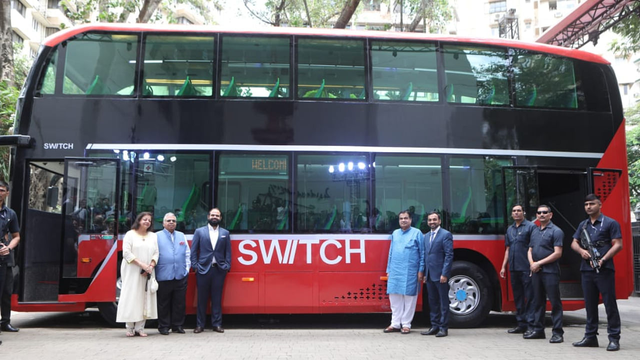 The Switch EiV 22 was designed, developed and manufactured in India by Ashok Leyland. Credit: Special Arrangement