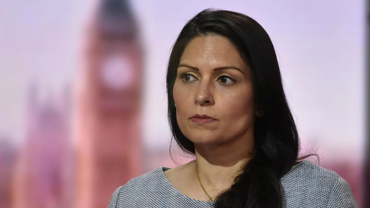 UK Home Secretary Priti Patel. Credit: Reuters File Photo