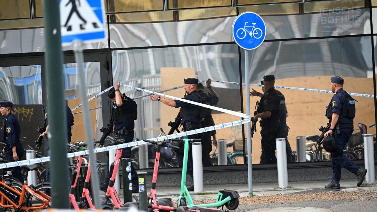 Shooting at Emporia Shopping Center in Malmo. Credit: Reuters Photo