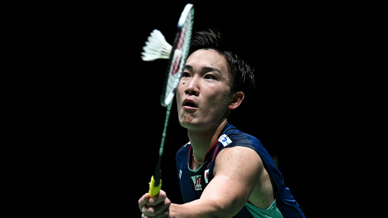 Kento Momota. Credit: AFP Photo