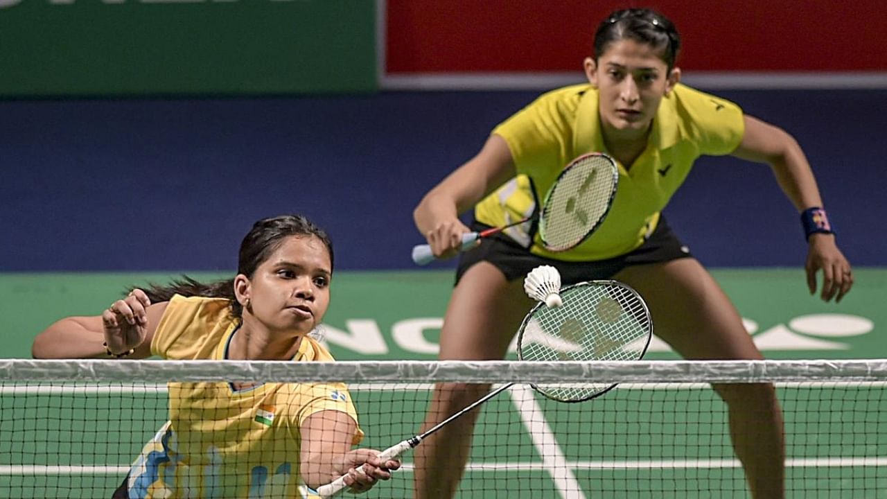 Ashwini Ponnappa and N Sikki Reddy in action. Credit: PTI File Photo