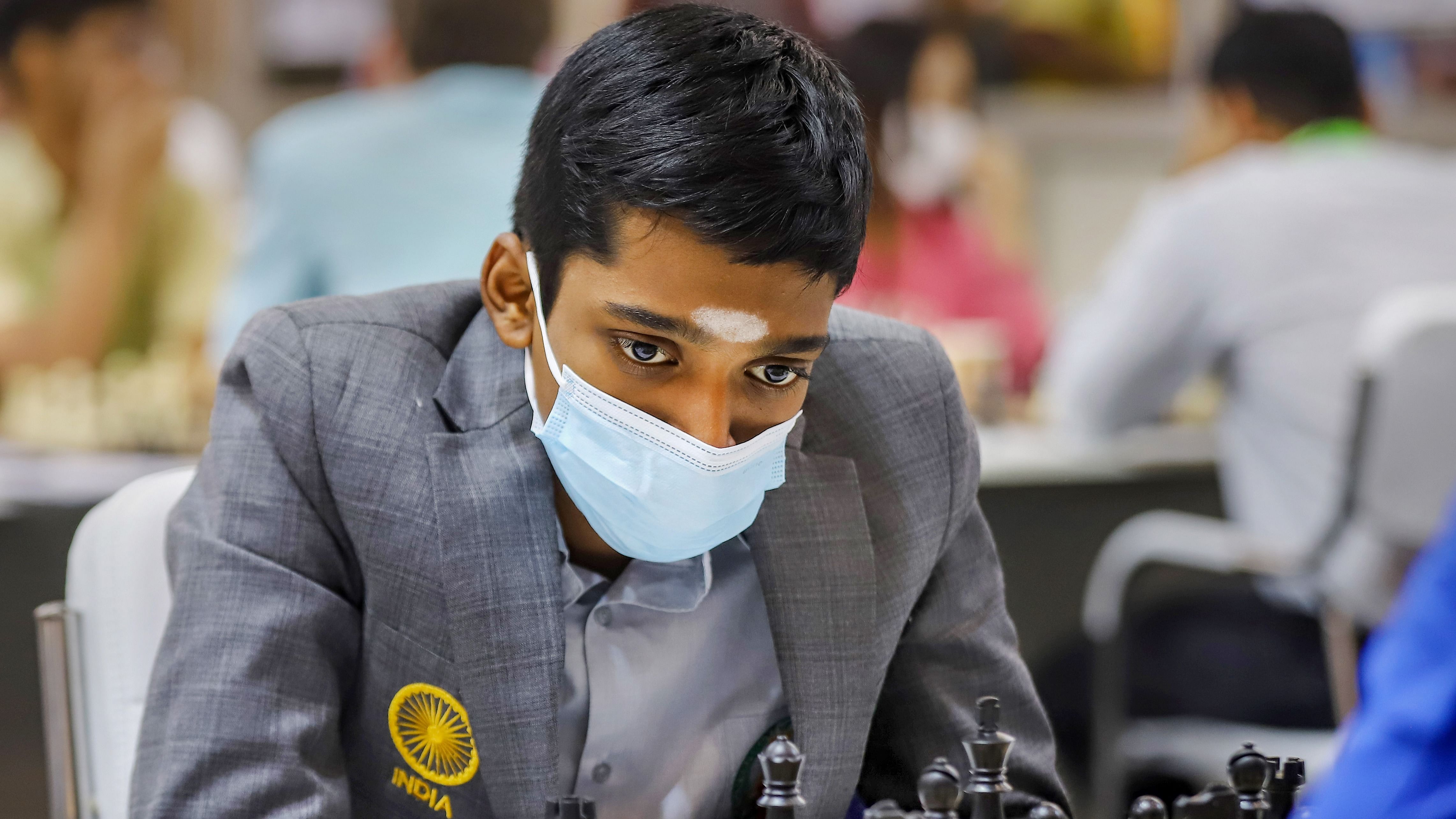 The first two games of the Carlsen-Praggnanandhaa match were drawn before the world No.1 went ahead by clinching the third. Credit: PTI File Photo
