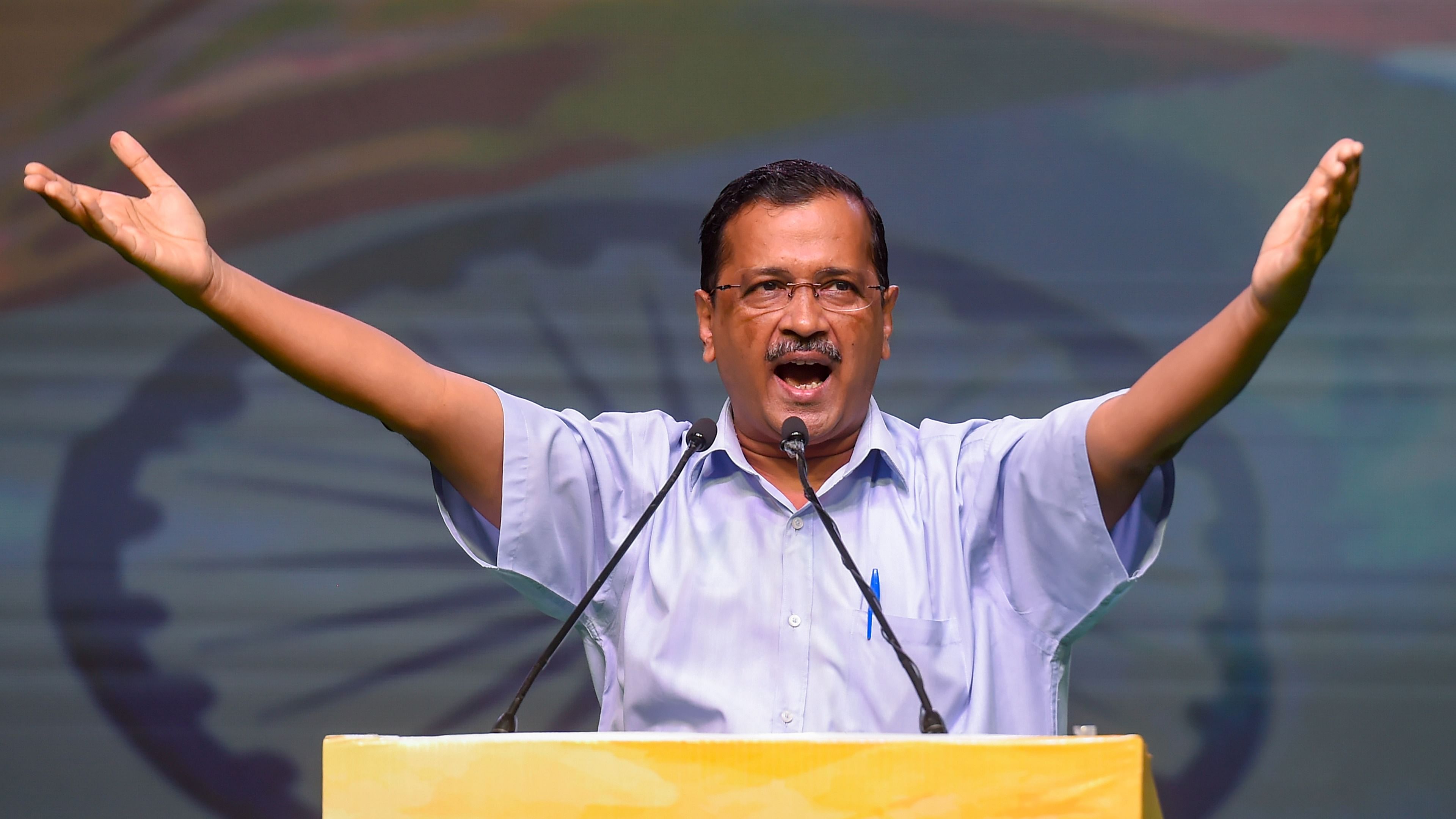 Who will people talk to about their issues when these people are playing 'CBI-ED' and are busy toppling governments, Arvind Kejriwal said. Credit: PTI Photo