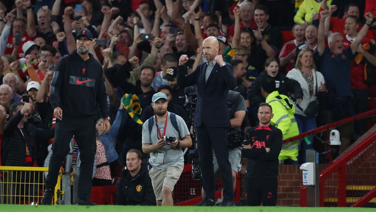 Manchester United manager Erik ten Hag. Credit: Reuters photo