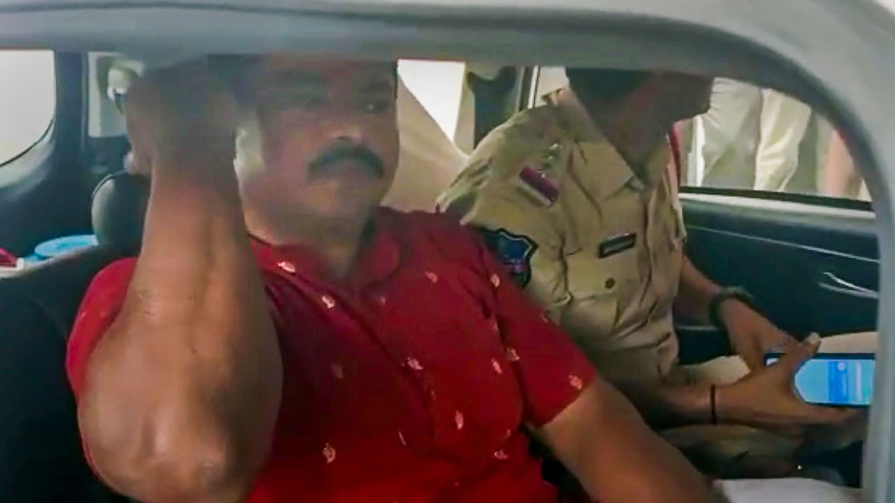 Now suspended Telangana BJP MLA T Raja Singh was arrested earlier on Tuesday. Credit: PTI Photo