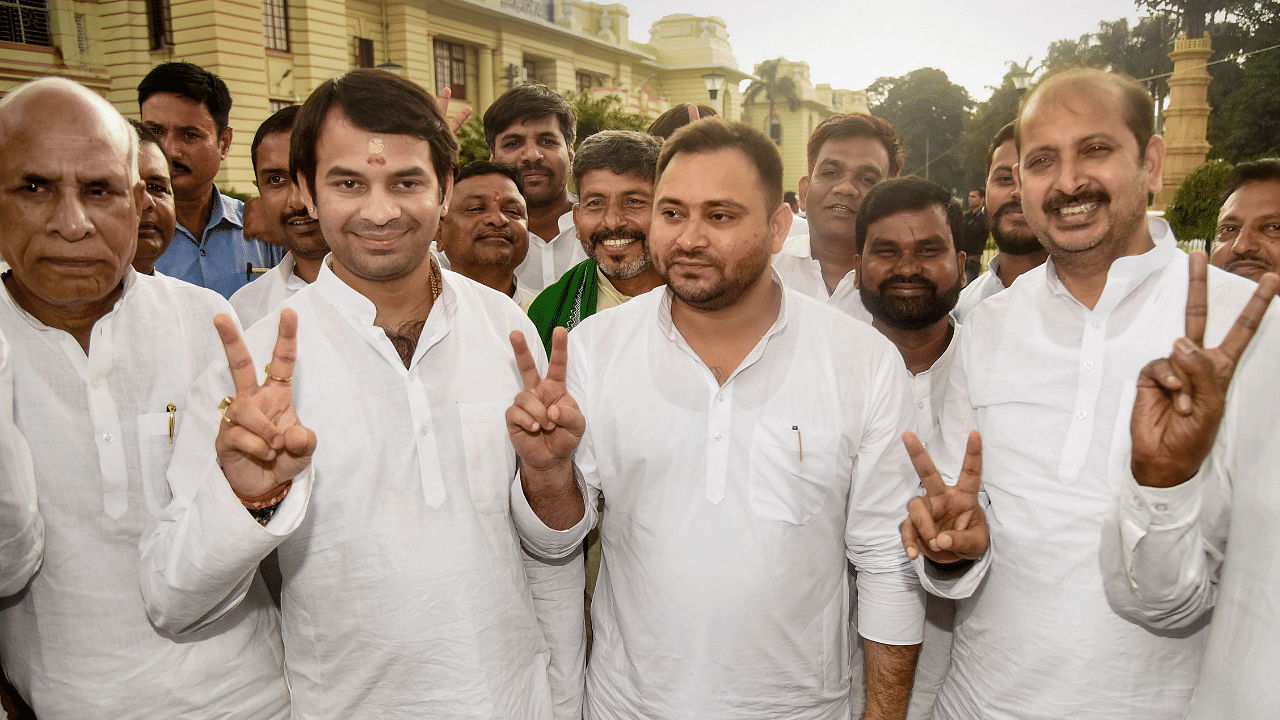 Grand Alliance government win trust vote in Bihar. Credit: PTI Photo