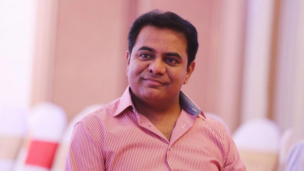 Telangana IT and Industries Minister K T Rama Rao. Credit: DH File Photo