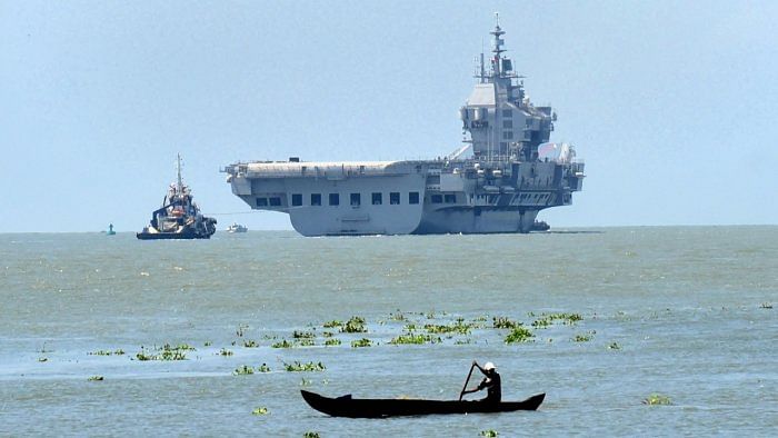 Indigenous Aircraft Carrier (IAC) Vikrant. Credit: PTI file photo