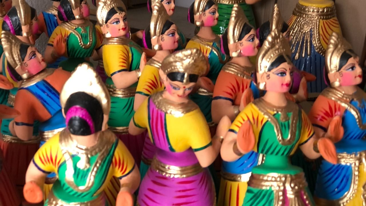 Wooden toys made in Kondapalli. Credit: Lakshmi Sharath 