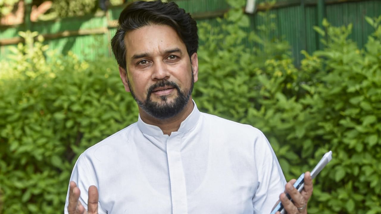 Union Sports Minister Anurag Thakur. Credit: PTI Photo