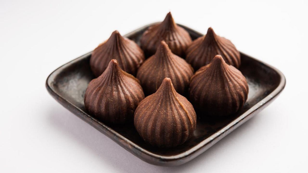 Chocolate modaks. Credit: iStock photo