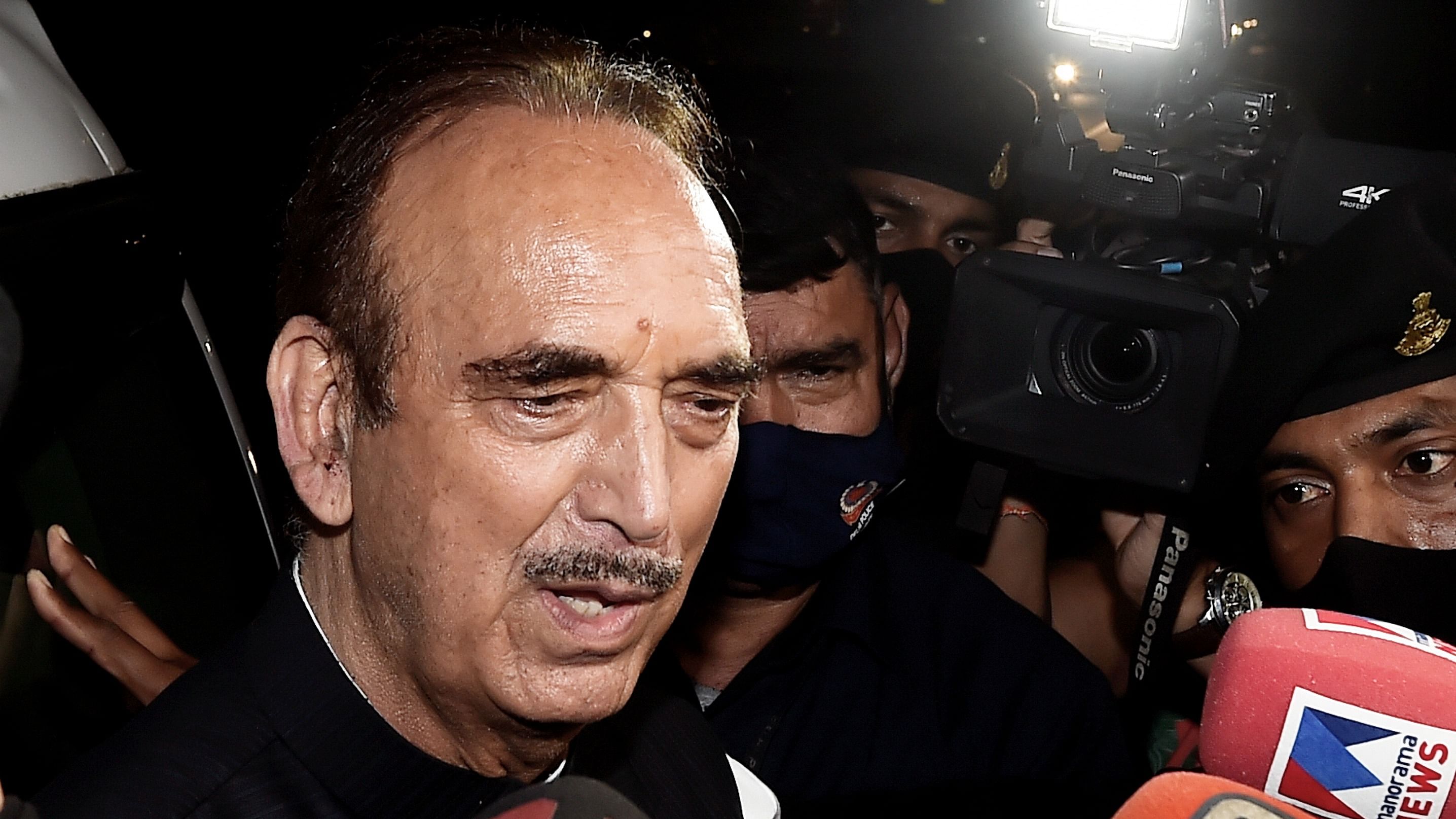 Ghulam Nabi Azad. Credit: PTI Photo