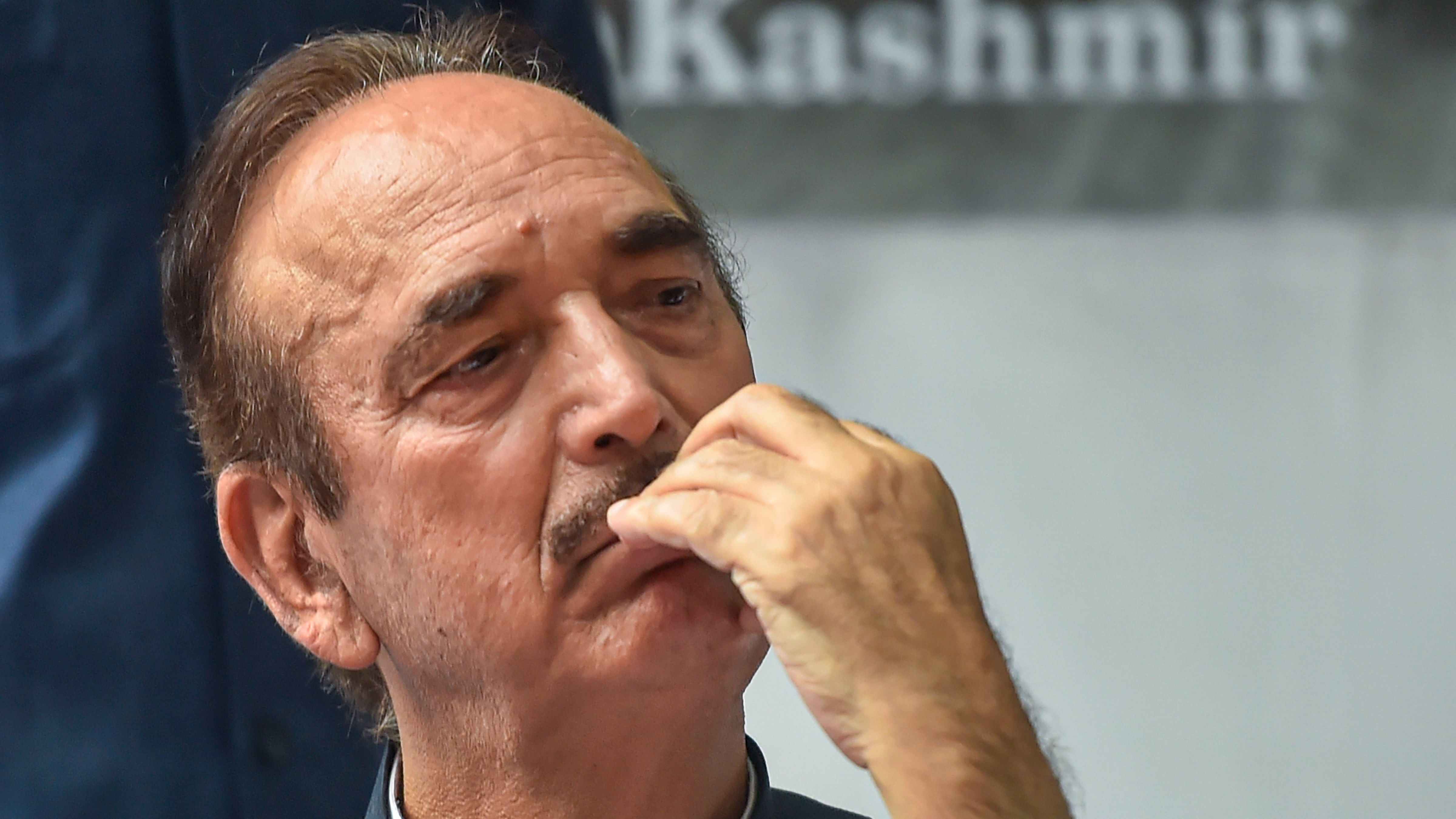 Ghulam Nabi Azad. Credit: PTI Photo