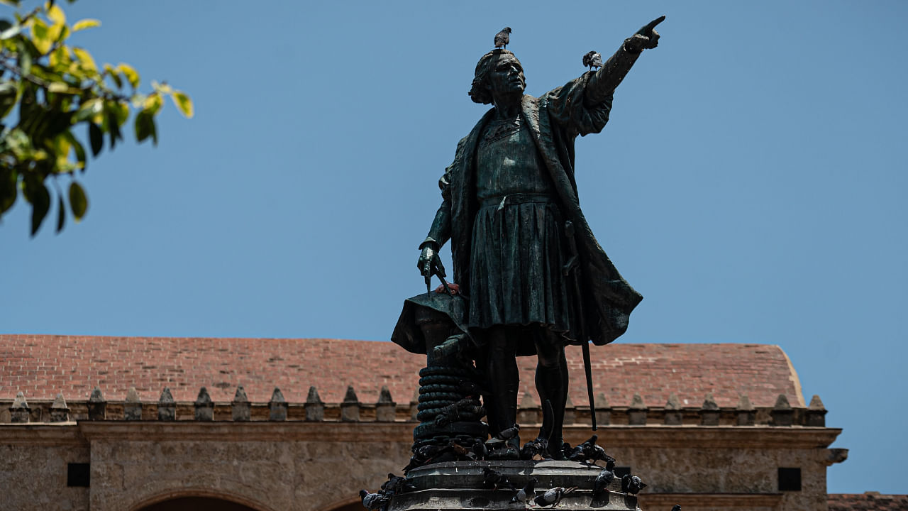 A statue of Christopher Columbus at Santo Domingo, Dominican Republic. Representative image. Credit: Unsplash Photo