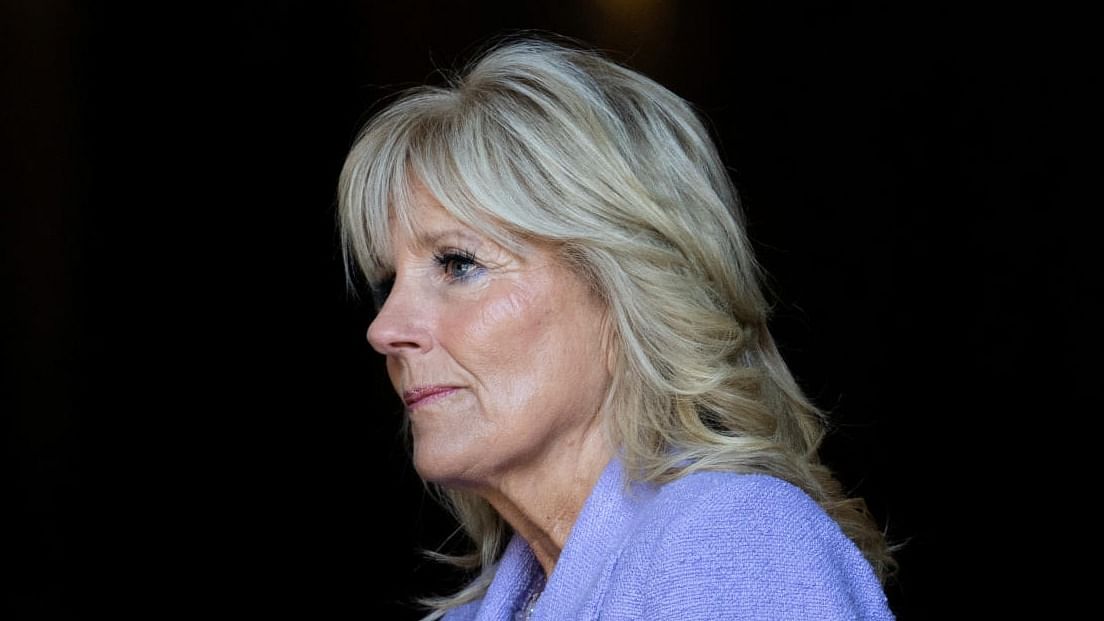 Jill Biden had been isolating at her family's house in Rehoboth Beach, Delaware, since testing positive on August 24. Credit:  Reuters Photo
