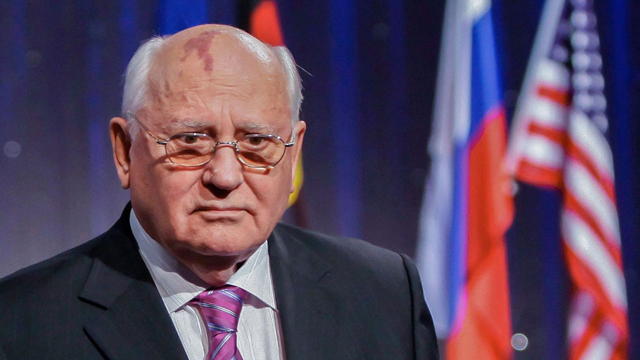 Soviet leader Mikhail S Gorbachev. Credit: AFP File Photo