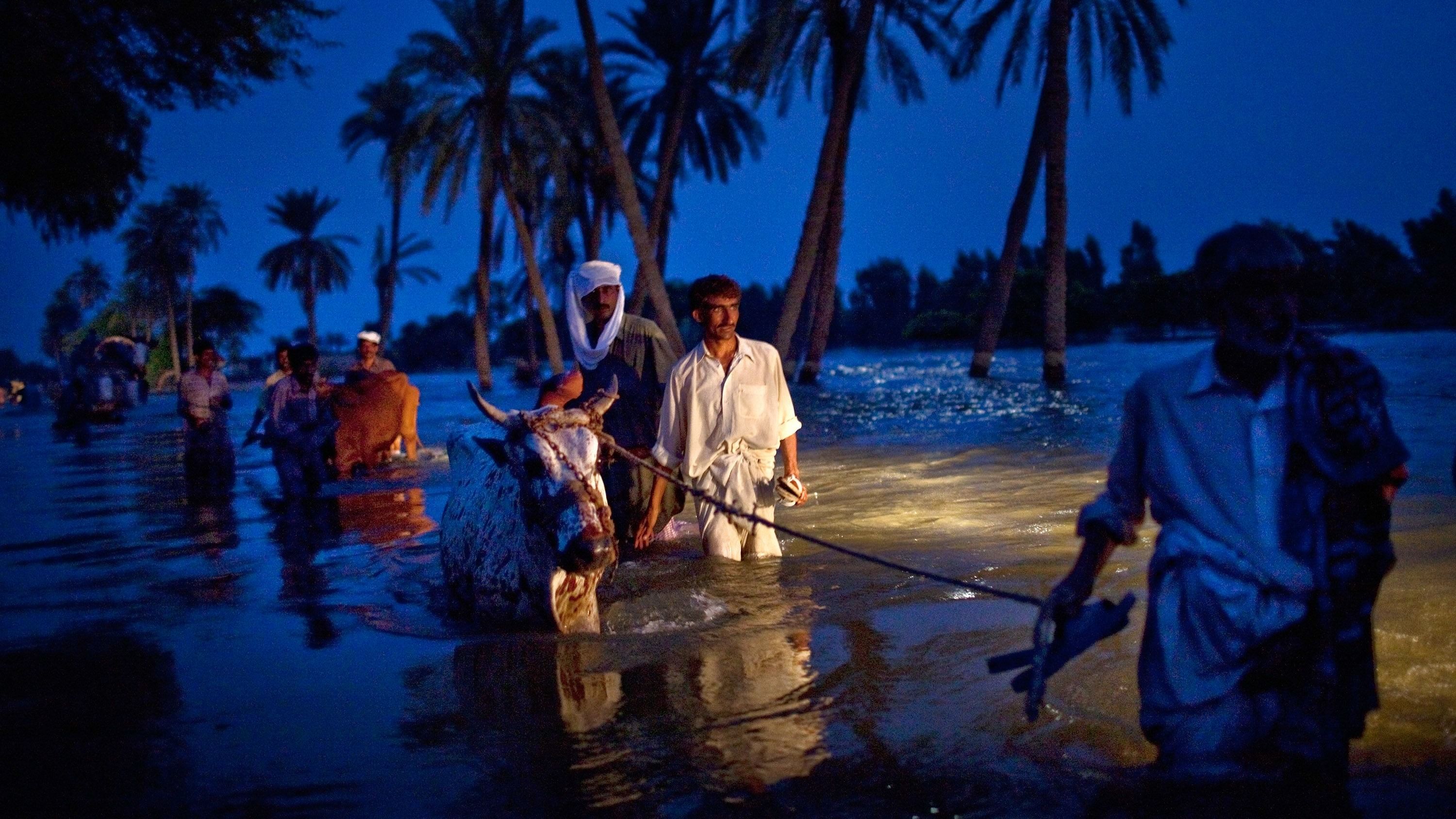 Floods in Pakistan. Credit: Bloomberg Photo