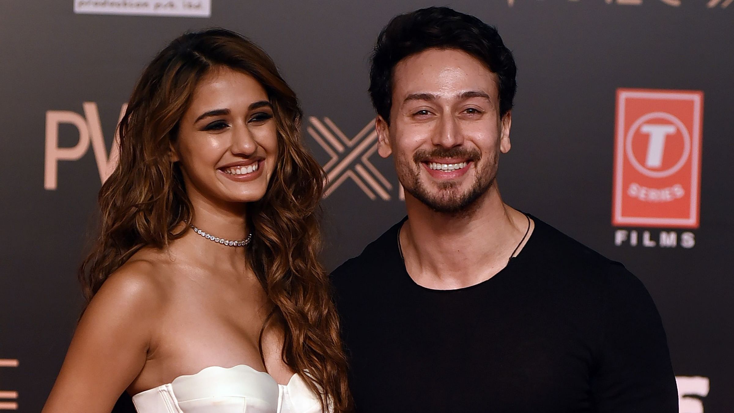 Disha Patani and Tiger Shroff. Credit: AFP Photo