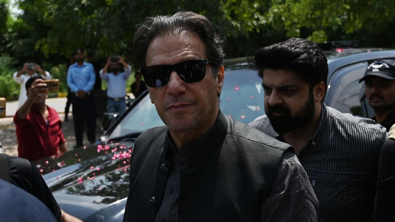 Former Pakistani prime minister Imran Khan. Credit: AFP Photo